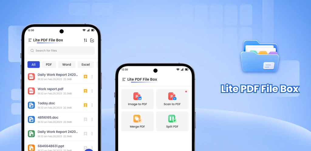 Lite PDF File Box Banner