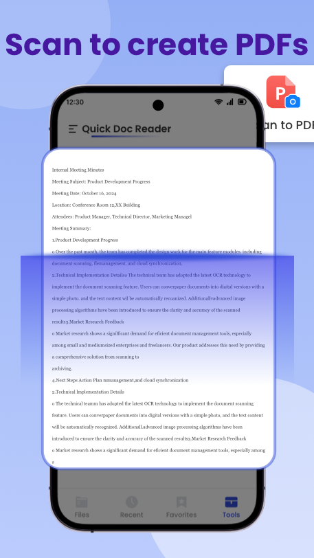 Quick Doc Reader Screenshot 1
